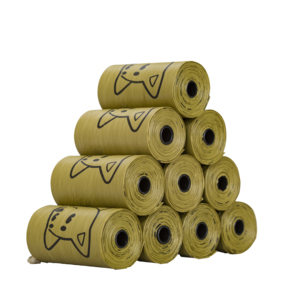 Custom Durable Thick Dog Poop Bags Leak Proof Printed Pet Waste Bags with Logo Custom Size Thickness for Dog Walking Use - Product Image 2
