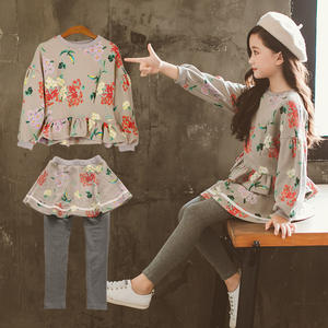 Costumes pour enfants : Nouveaux ensembles de vêtements de princesse avec leggings et hauts à volants sur les sites de vente en gros en Chine - Product Image 2