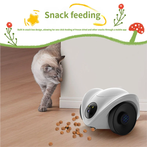 Caméra intelligente pour animaux de compagnie V360pro, vision nocturne, CMOS HD, contrôle par application mobile, suivi, objectif double avant et arrière, chien, chat, nourriture mobile - Product Image 2