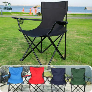 Fabricantes de logotipo personalizado al aire libre plegable portátil de alta calidad viajes senderismo Picnic pesca plegable Camping playa Silla de césped - Product Image 1