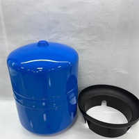 Réservoir d'eau en acier RO de 20 L bleu, haute configuration, haute pression, pour usage intensif