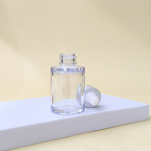<strong>35ml</strong> Clear Paint Transparent Square Rectangle Serum Essential Cuticle Oil Glass Dropper <strong>Bottle</strong> - Product Image 6