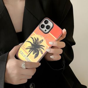 Ins hoàng hôn cây cọ cảnh quan TPU điện thoại di động Trường hợp thiết kế sang trọng cho iphone11 12 13 14pro 11 12 13 14 Pro Max - Product Image 6