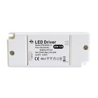 Controlador LED de 12v, 30w, Ultra Delgado, Voltaje Constante, No Regulable, con Certificación CE, Venta al Por Mayor de Fábrica