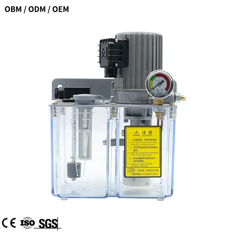 Automatic thin Oil Lubrication Pumps central lubrication system for CNC machine 24V electric lubrication grease pumps