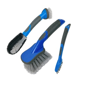 <span class=keywords><strong>EcoClean</strong></span> Mango corto Limpieza de neumáticos de coche Cepillo de rueda de detalles de lavado - Product Image 2