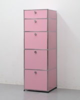 Système de rangement modulaire pliable en acier inoxydable moderne de qualité supérieure, sur mesure, pour salon et cuisine, grande capacité