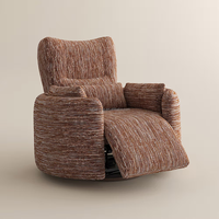 Fauteuil inclinable électrique intelligent Sage 360 °   Canapé simple pivotant et réglable pour intérieur de luxe