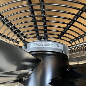Ventilateur axial marin 36 pouces à 5 pales, rotor externe, triphasé 220V, en alliage d'aluminium noir, avec roulement à billes, moteur électrique - Product Image 3