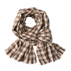 <span class=keywords><strong>Sciarpa</strong></span> Lunga Invernale in <span class=keywords><strong>Seta</strong></span> Stile Coreano a Quadri 180*70cm, Scialle Caldo Antipolvere di Alta Qualità per Donna, Vendita all'Ingrosso - Product Image 5