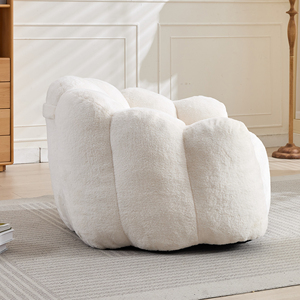 TALONGJ Modern Lotus <b>Compression</b> Sofa Bean <b>Bag</b> with Pull Ring Easy Move Soft Comfort Square Design for Living Room & Bedroom - Product Image 3