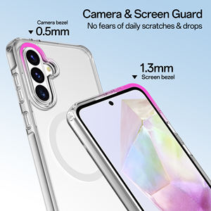 Soonleader Simple Business Hybrid Clear Phone Case Coque mince <span class=keywords><strong>Couverture</strong></span> légère pour la peau pour Samsung A36 - Product Image 3