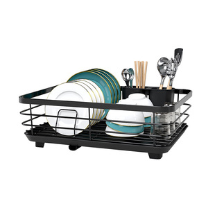 Estante para platos de cocina de alta capacidad, soporte para cuencos con ranura para platos y soporte para cubiertos para juegos de vajilla, estantes de almacenamiento - Product Image 4