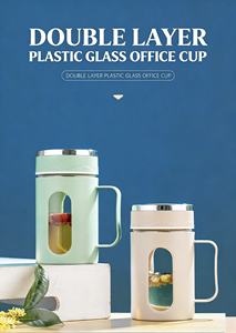 Bouteille d'eau en verre givré coloré à changement de couleur avec couvercle, personnalisable avec logo, vente en gros - Product Image 2