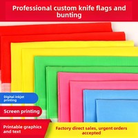Drapeaux de table épais ignifuges en polyester/taffetas/bambou pour activités de plein air et mariages - Vente en gros