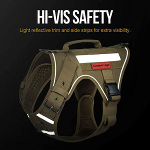 Chaleco Táctico Reflectante Ajustable para Mascotas, Arnés de Servicio al Aire Libre, Fácil Control para Perros Medianos y Grandes - Product Image 5