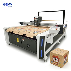 Máquina de corte de cartón CNC industrial REMEYA para cartón corrugado de doble pared BC flute de 60 mm con hendido y puntuación para cajas corrugadas - Product Image 1
