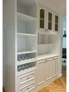 Customized Modern <strong>Wardrobe</strong> Bedroom Furniture Durable Cabinet <strong>Wardrobe</strong> <strong>Set</strong> with Drawers in <strong>White</strong> - Product Image 5
