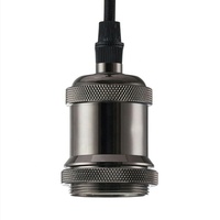 Mini suspension industrielle, câble recouvert de tissu, ensemble de cordon E27, support d'ampoule vintage, kit de câblage de lampe, lampe suspendue LED