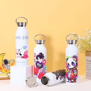 Binsly Thermos portable classique en acier inoxydable 304 <span class=keywords><strong>de</strong></span> style américain à grande ouverture, isolation thermique <span class=keywords><strong>de</strong></span> 6 à 12 heures, à main - Product Image 2