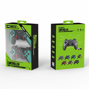 Controlador DE JUEGOS DE DOBLE jugador para <span class=keywords><strong>Android</strong></span> Smart TV Box Linux Windows XP Consola de mano Inalámbrico 2,4G Control remoto de PC EmuELEC - Product Image 6