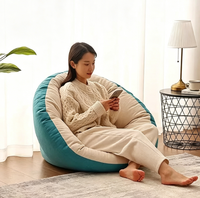 Coussin de sol rond épais, pouf de canapé moelleux, tapis de sol Tatami pour baie vitrée, salon, usage domestique