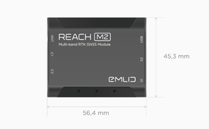 Module GPS Emlid Reach M2 basse consommation, récepteur GNSS RTK multibandes, navigation précise 4 mm, cartographie UAV, traceur USB OTG - Product Image 5