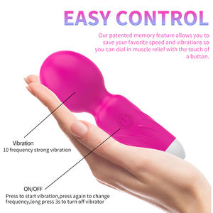 Mini AV Vibrator Zauberstab für Frauen Klitoris Stimulator USB Wiederauf lad bares tragbares Silikon massage gerät Weibliches Sexspielzeug - Product Image 4
