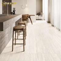 MIGLIORE Mcm pierres de travertin carreaux muraux flexibles carreaux intérieurs/extérieurs en travertin imprimé à l'encre inorganique pour la décoration murale
