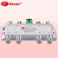 Receptor óptico CATV de 8 vías ftth