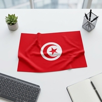 Drapeaux nationaux 3x5 Barcelone Palestine Cambodge Croatie Turquie, petits drapeaux sportifs en polyester à séchage rapide et anti-plis