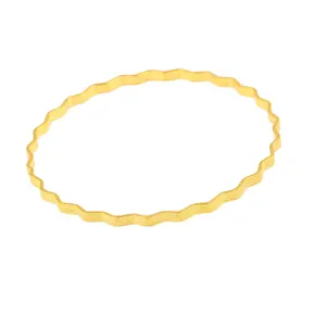 xuping costume jewelry simple gold plated bangle bracelet for women