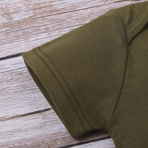 Ensemble de vêtements motif lettres de camouflage, pour enfants, bébés garçons, en coton, pour <span class=keywords><strong>6</strong></span> <span class=keywords><strong>mois</strong></span>, 3 pièces, été - Product Image 6
