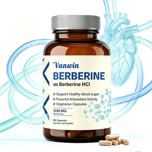 RTS Berberine HCl 1200mg Complément Alimentaire Formule Soutien Glycémique et Immunitaire Végétalien <span class=keywords><strong>Sans</strong></span> <span class=keywords><strong>Gluten</strong></span> Certifié GMP 60 Gélules Végétales - Product Image 4