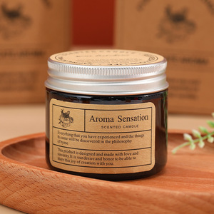 Vela Aromática Aroma Sensation, Cera de Soya Natural, Frasco Cilíndrico, Set de Regalo con Fragancia - Product Image 1