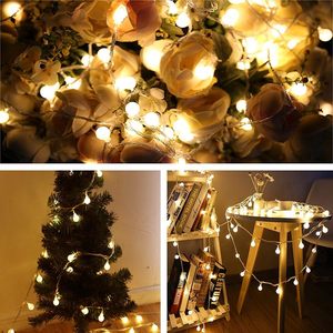 <span class=keywords><strong>Guirlande</strong></span> <span class=keywords><strong>lumineuse</strong></span> LED YN Globe, étanche, flexible, alimentée par USB/prise/solaire, pour chambre à coucher, patio, Noël, décoration de mariage - Product Image 3