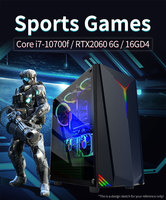 PC de bureau de jeu 10 génération Core I5 / I7 8 Core RTX2060 16G 512G SSD Win 10 sans moniteur