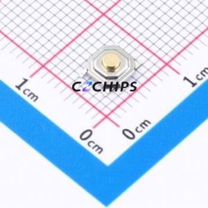 BTS0C0053NMG00 Tactile Switch SMD-4P,5.2x5.2mm Switch Round Button 3.5N Vertical Mount 5.2mm - Product Image 1