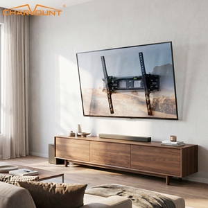 Soporte de Pared para TV de Perfil Bajo con Inclinación para Pantallas Planas de 26 a 55 Pulgadas con Espaciado de 400x400 mm y 50 mm de Espacio Libre - Product Image 6