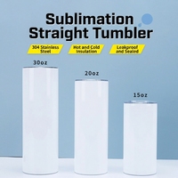 Vasos Personalizados con Logotipo por Sublimación, 20oz 30oz, Acero Inoxidable, Doble Pared, Aislamiento al Vacío, para Café, Camping, Venta al Por Mayor