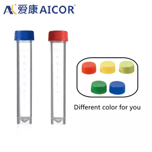 Wegwerp plastic microbiologie test centrifugebuizen 5ml 7ml 12ml capaciteit met klepdeksel medische verbruiksartikelen PP materiaal - Product Image 2