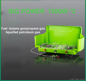 <span class=keywords><strong>Réchaud</strong></span> à gaz portable <span class=keywords><strong>BRS</strong></span>-81 Twin Star coupe-vent pour camping et cuisine domestique, compatible propane - Product Image 3