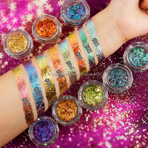 Nhãn hiệu riêng sản phẩm làm đẹp Eyeshadow long lanh Flake lỏng sắc tố Chrome Eyeshadow Flakes 6 màu sắc Tắc Kè Hoa Flake <span class=keywords><strong>eyshadow</strong></span> - Product Image 4