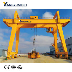 Hoch leistungs elektrischer 50 100 T Container Portalkran Hoch effizienter Doppelt räger mit 100 T Hub mechanismus Lager - Product Image 3