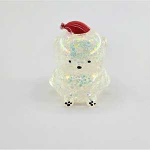 Christmas <b>Bear</b> Maltose Squishy Toy <b>Cute</b> Glitter Slow Rebound Fidget Doll for Stress Relief and Holiday Party Favors - Product Image 4