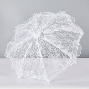 Parasol vintage en dentelle à volants, style victorien, accessoire de costume, accessoire de scène, accessoire de danse, accessoire de cosplay - Product Image 1