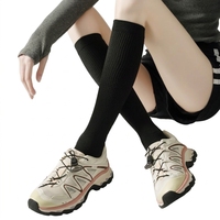 Chaussettes de compression multicolores mi-mollet pour le soutien sportif (volley-ball, basketball, course à pied, entraînement physique)