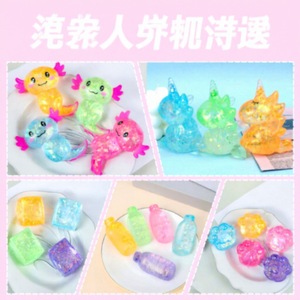 Juguetes Blandos Divertidos en Promoción: Lindos Juguetes Sensoriales <span class=keywords><strong>de</strong></span> Axolotl y Capibara para Niños, Bolas <span class=keywords><strong>de</strong></span> Azúcar, Juguetes Antiestrés, Regalos para Niños - Product Image 2