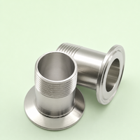 Adaptateur à filetage mâle à serrage rapide SUS304/316L, raccord Tri-Clamp vers filetage mâle pour systèmes CVC/cuisine/salle de bain/refroidissement liquide