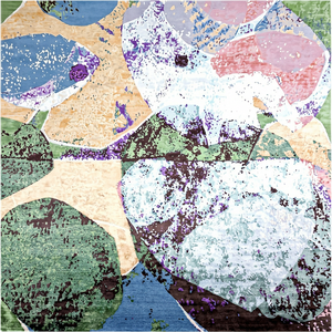 Tapis persan moderne en mélange de laine et de soie, fait main, à poils bouclés, pour espaces résidentiels et commerciaux - Product Image 1